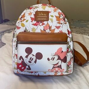Mickey & Minnie Fall Mini Backpack